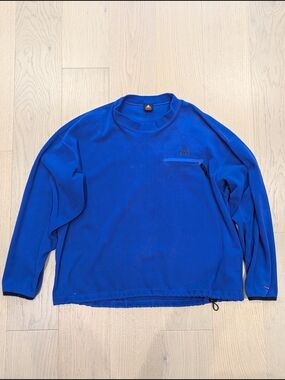 Nike ACG Royal Blue Crewneck Fleece Pullover